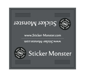 [HnF]&amp;nbsp Sticker Monster Logo &amp;nbsp(스티커 100장)